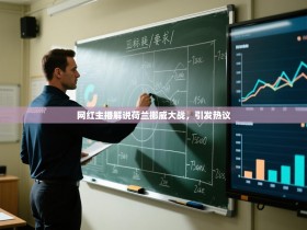 网红主播解说荷兰挪威大战，引发热议